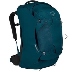 Osprey Fairview 70L travel pack with detachable day bag